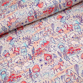 Bio Jersey Susalabim draußen türkis - Stoffonkel - Stoffmeisterei